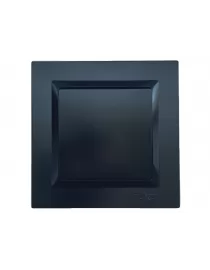 Вимикач одинарний Luxel JAZZ (9102) Чорний