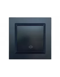 Выключатель проходной Luxel JAZZ (9115) Черный