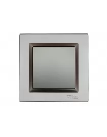 Вимикач одинарний Luxel JAZZ (9702) Графітовий