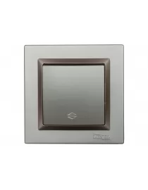 Выключатель проходной Luxel JAZZ (9715) Графитовый