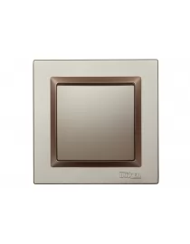 Вимикач одинарний Luxel JAZZ (9202) Теракотовий