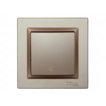 Выключатель проходной Luxel JAZZ (9215) Терракотовый
