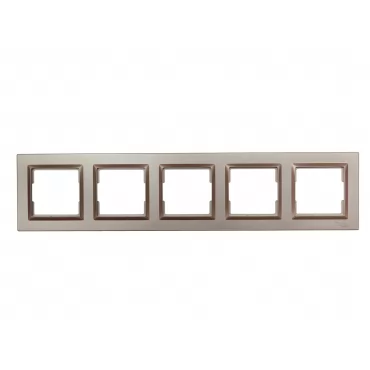 Рамка 5-я горизонтальная Luxel JAZZ (9225) Терракотовая