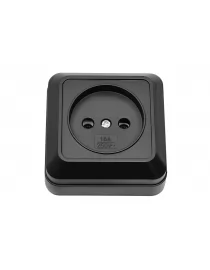 Наружная розетка OPERA (2101) черный