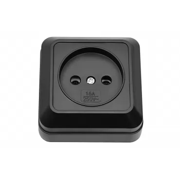 Наружная розетка OPERA (2101) черный