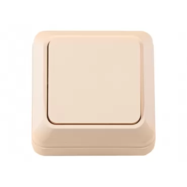 Наружный выключатель Luxel OPERA (2302) кремовый