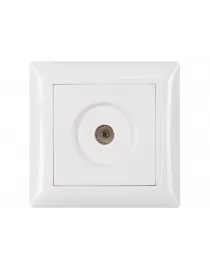 Розетка телевізійна Luxel PRIMERA (3009) біла