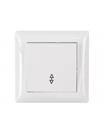 Выключатель проходной Luxel PRIMERA (3015) белый