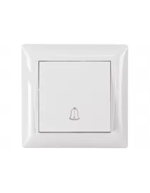 Кнопка звонка Luxel PRIMERA (3017) белая