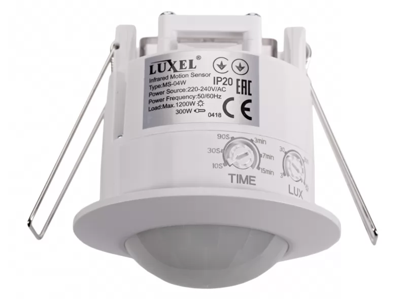 Датчик движения Luxel 0.5W IP20 (MS-04W)