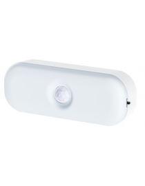Світлодіодний нічний світильник Luxel з датчиком руху 0,5w IP20 5000K 2 режими роботи + акумулятор (NL-01С) Білий