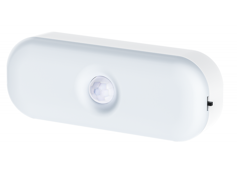 Светодиодный ночной светильник Luxel с датчиком движения 0,5w IP20 5000K 2 режима работы + аккумулятор (NL-01С) Белый