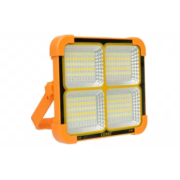 Светодиодный прожектор Luxel переносной автономный с солнечной панелью 20W IP66 (SFLP-20)