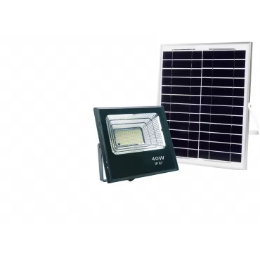 Светодиодный прожектор Luxel на солнечных батареях c микроволновым датчиком движения IP65 25W (SFL-25C)