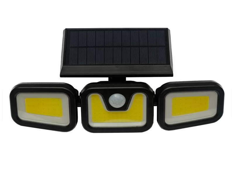 Світлодіодний світильник Luxel на сонячних батареях з датчиком руху IP65 48W (SSWl-08C)