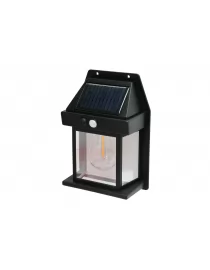 Світлодіодний світильник Luxel на сонячних батареях з датчиком руху IP44 10W (SSWl-12H)