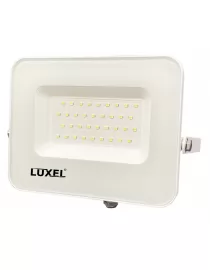 Світлодіодний білий прожектор Luxel 200х180х28мм 175-260V 30W IP65 (LED-LPEW-30С)