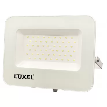 Светодиодный белый прожектор Luxel 245х210х31мм 175-260V 50W IP65 (LED-LPEW-50С)