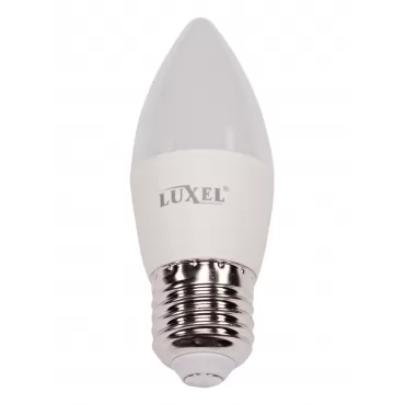  Светодиодная лампа Luxel C35 6W 220V E27 (ECO 047-HE 6W)