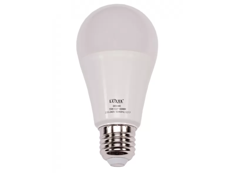 Світлодіодна лампа Luxel A60 15W 220V E27 (LED-065-NE 15W) 