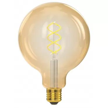 Филаментная светодиодная лампа Luxel 070-HG 6W G125 E27 1800K (070-HG) Gold