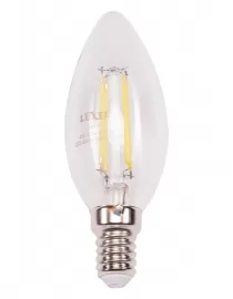 Філаментна світлодіодна лампа Luxel 077-H C35 6W E14 2700K 660 lm (077-H 6W)