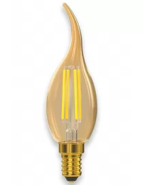 Філаментна світлодіодна лампа Luxel 074-HG 5W E14 2500K (074-HG 5W) Gold