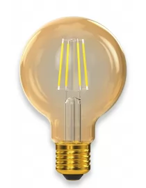 Філаментна світлодіодна лампа Luxel 077-HG 5W G80 E27 2500K (077-HG) Gold