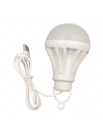 Світлодіодна лампа Luxel A60 5W USB 6500K (063-USB)