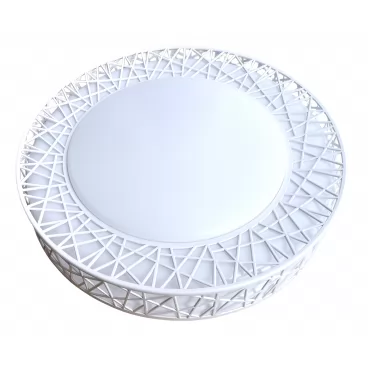 Светодиодный светильник Luxel 400х90мм IP20 с пультом управления 48w (CLER-48)