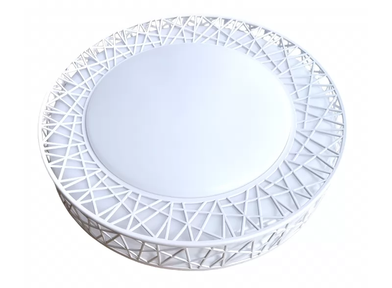 Світлодіодний світильник Luxel 400х90мм IP20 з пультом керування 48w (CLER-48)