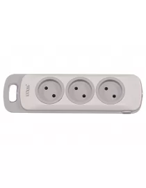 Колодка Luxel Nota 3 розетки без заземления (4121)