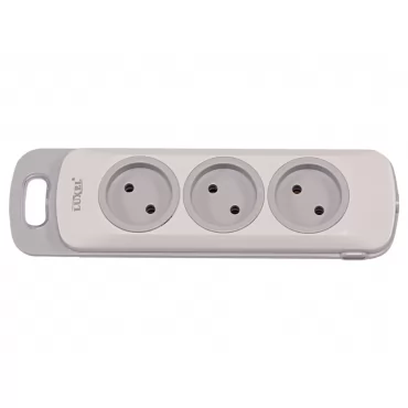 Колодка Luxel Nota 3 розетки без заземления (4121)