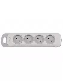 Колодка Luxel Nota 4 розетки без заземления (4141)