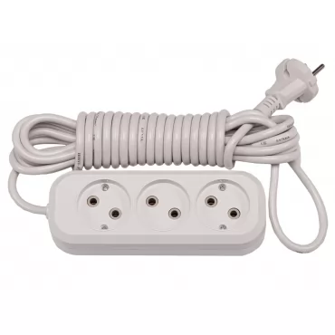Сетевой удлинитель Luxel 3 розетки 5М (7125)