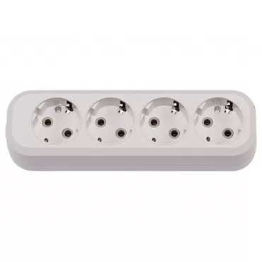 Колодка Luxel 4 розетки с заземлением (7151)