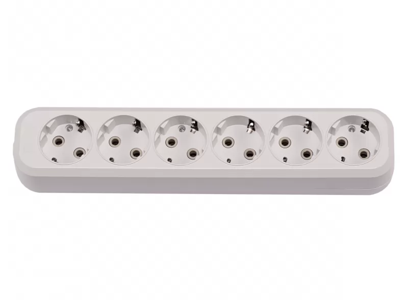 6-а колодка із заземлюючим контактом (7181)