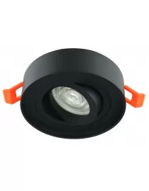 Акцентний світильник luxel GU5.3 IP20 чорний (DLD-01B)