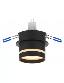 Акцентний світильник luxel GU10 IP20 чорний (DLD-07B)