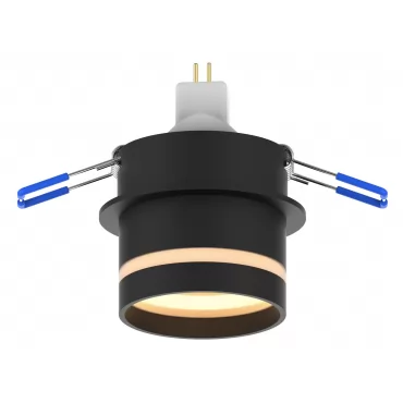 Акцентный светильник luxel GU10 IP20 черный (DLD-07B)