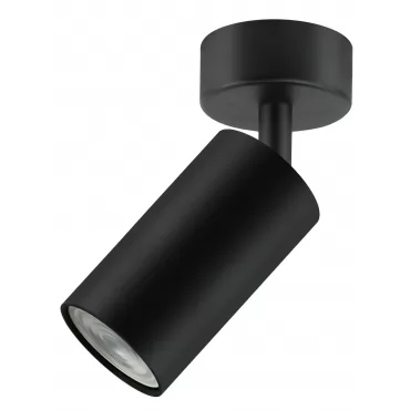 Акцентный светильник luxel GU10 IP20 черный (DLD-08B)