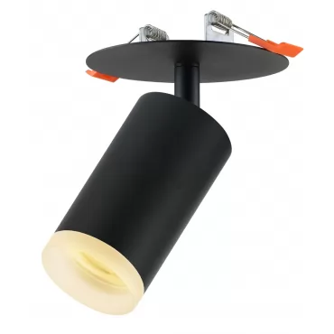 Акцентный светильник luxel GU10 IP20 черный (DLD-09B)