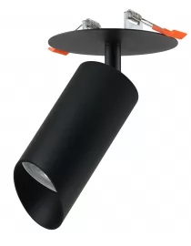 Акцентний світильник luxel GU10 IP20 чорний (DLD-10B)