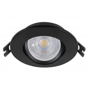 Точечный светильник luxel GU5,3 IP20 черный (DP-06B)