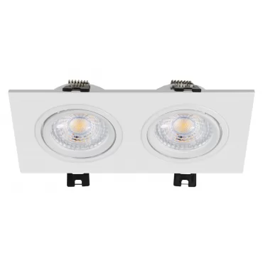 Точечный светильник luxel GU5,3 IP20 белый (DP-08W)