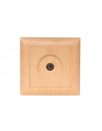 Розетка телевізійна Luxel PRIMERA (3809) сосна