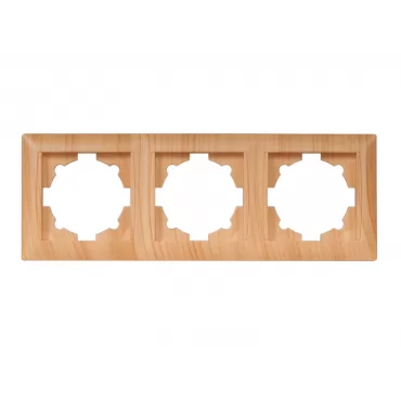 Рамка 3-я горизонтальная Luxel PRIMERA (3823) сосна