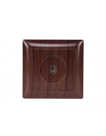 Розетка телевізійна Luxel PRIMERA (3909) вишнева