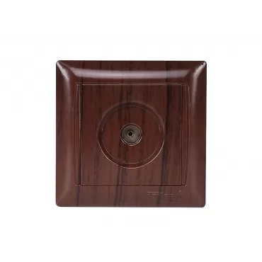 Розетка телевизионная Luxel PRIMERA (3909) вишневая