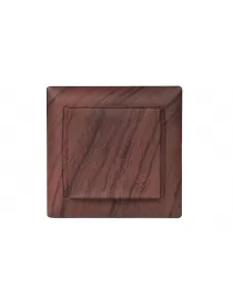 Розетка із заземленням та кришкою Luxel PRIMERA (3911) вишнева